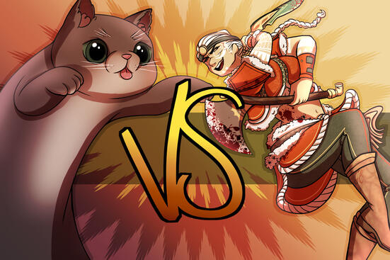 For Honor &amp; Smite - Kitty Jormungandr Vs. Stuart